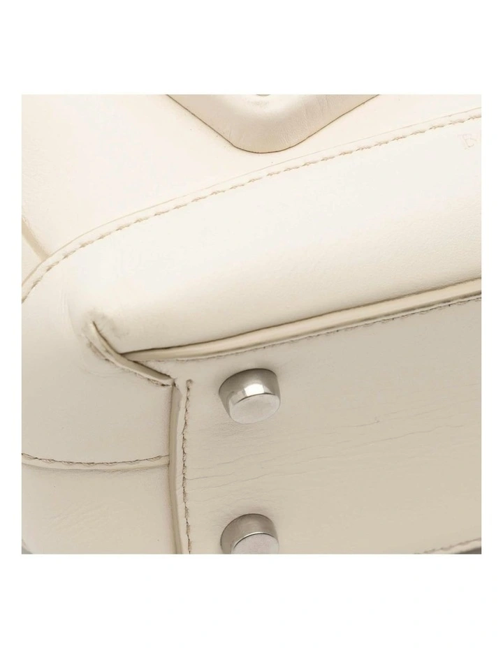 Top Handle Leather Bag (Fashion Group ABN 30 617 598 651) in White image 6