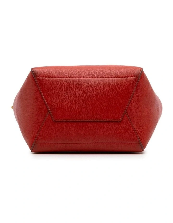 Leather Bucket Bag (Fashion Group ABN 30 617 598 651) in Red image 3