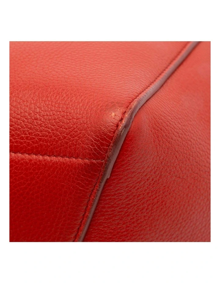 Leather Bucket Bag (Fashion Group ABN 30 617 598 651) in Red image 7