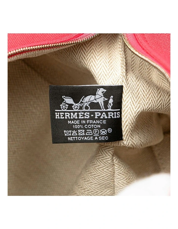 Herms Canvas Handbag Pre-Loved (Azura Fashion Group ABN 30 617 598 651) in Pink image 5