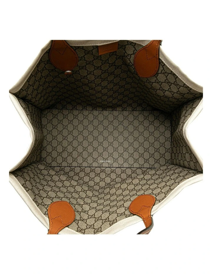 Gucci Elegant Shopper Bag with Top Handles for Versatile Carrying Pre-Loved (Azura Fashion Group ABN 30 617 598 651) in Brown image 4