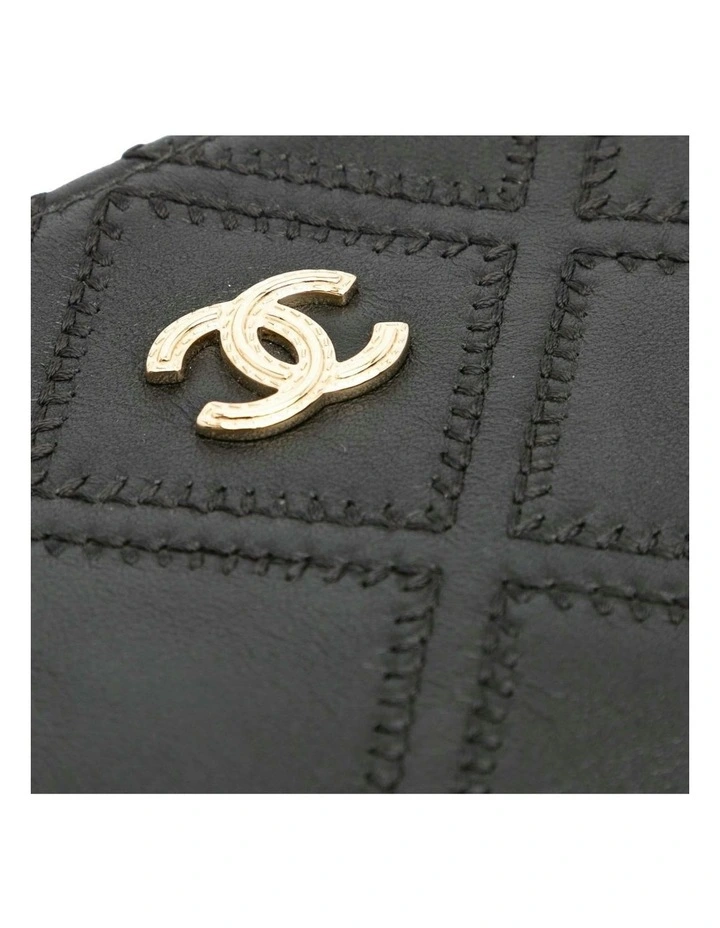 Chanel Tassel Zip Pouch Pre-Loved (Azura Fashion Group ABN 30 617 598 651) in Black image 6