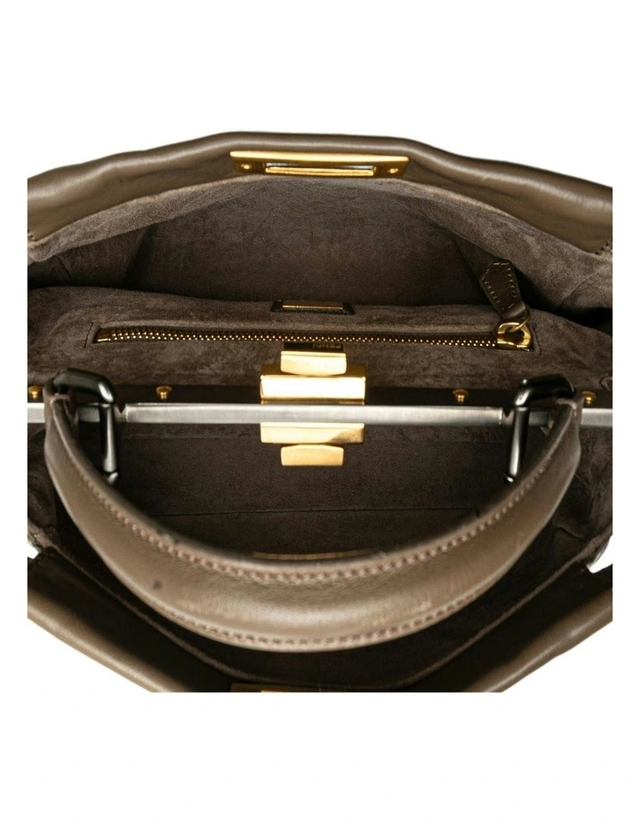 Fendi Leather Satchel Bag Pre-Loved (Azura Fashion Group ABN 30 617 598 651) in Brown image 4