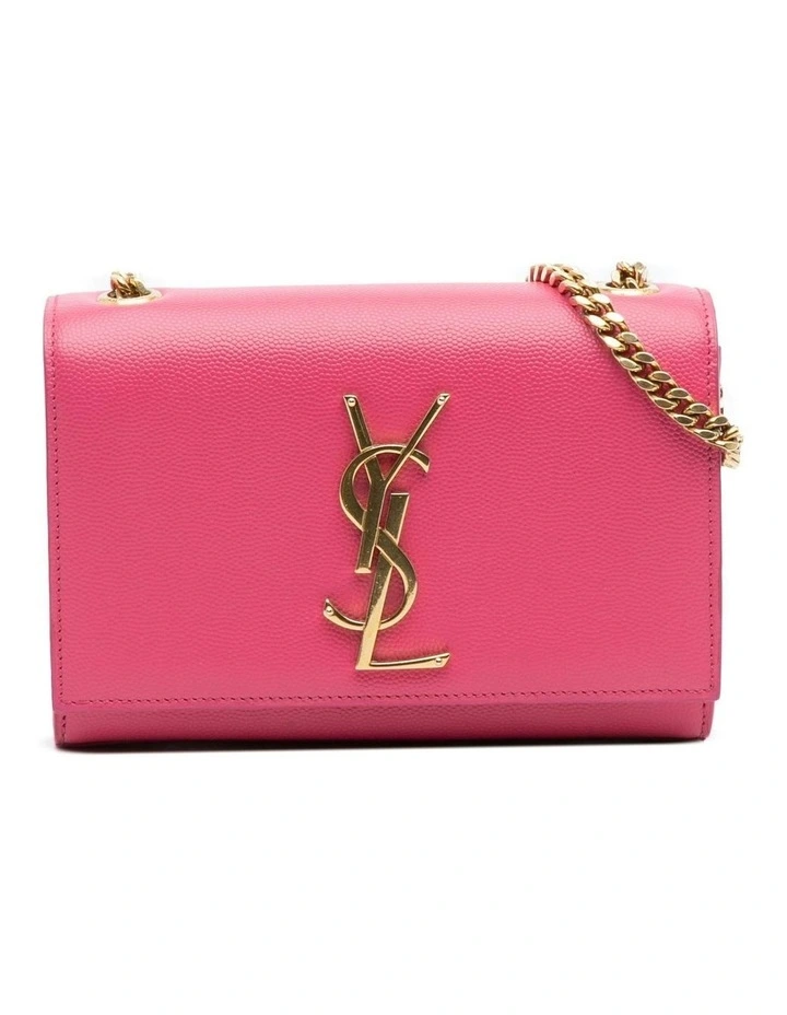 Saint Laurent Chain Leather Wallet Pre-Loved (Azura Fashion Group ABN 30 617 598 651) in Pink image 1