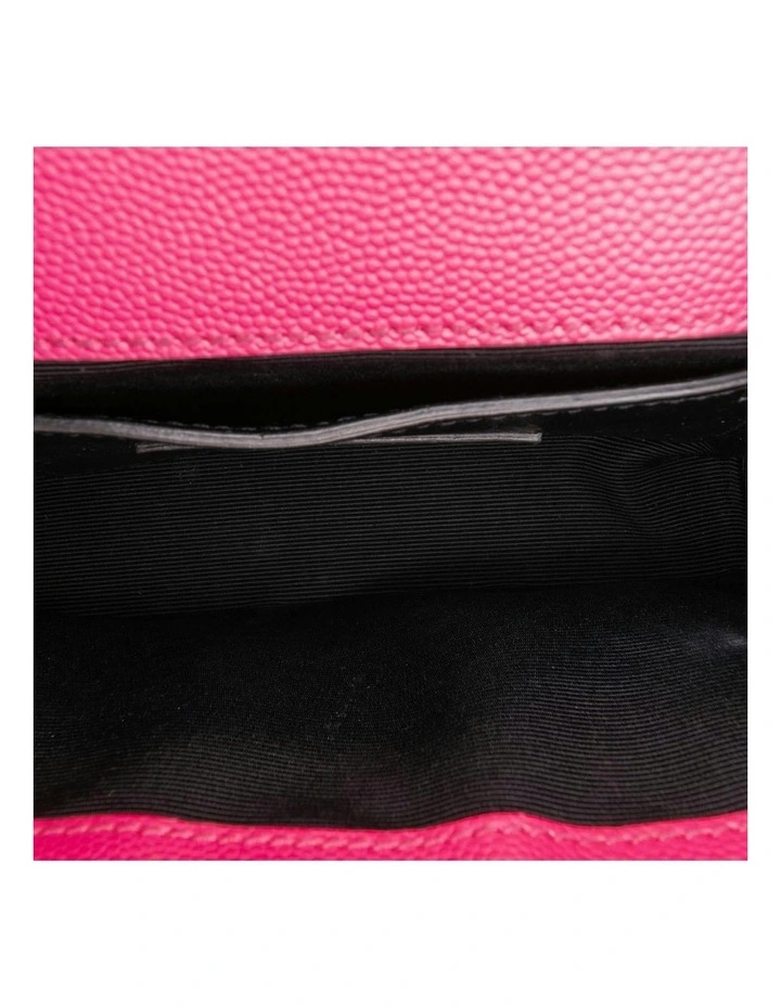 Saint Laurent Chain Leather Wallet Pre-Loved (Azura Fashion Group ABN 30 617 598 651) in Pink image 4