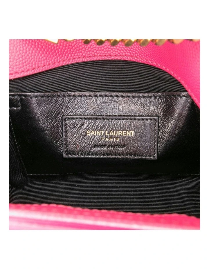 Saint Laurent Chain Leather Wallet Pre-Loved (Azura Fashion Group ABN 30 617 598 651) in Pink image 5
