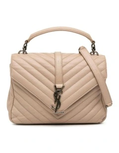 Saint Laurent Top Handle Flap Bag Pre-Loved (Azura Fashion Group ABN 30 617 598 651) in Brown