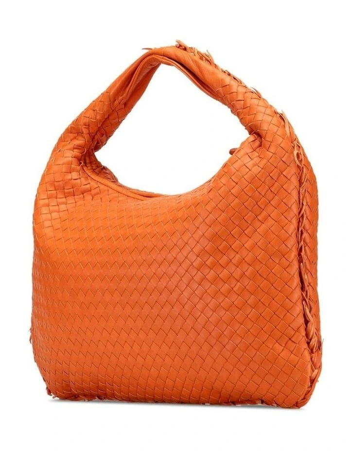 Bottega Veneta Woven Shoulder Bag Pre-Loved (Azura Fashion Group ABN 30 617 598 651) in Orange image 2