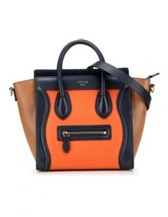 Celine Leather Top Handle Bag Pre-Loved (Azura Fashion Group ABN 30 617 598 651) in Orange