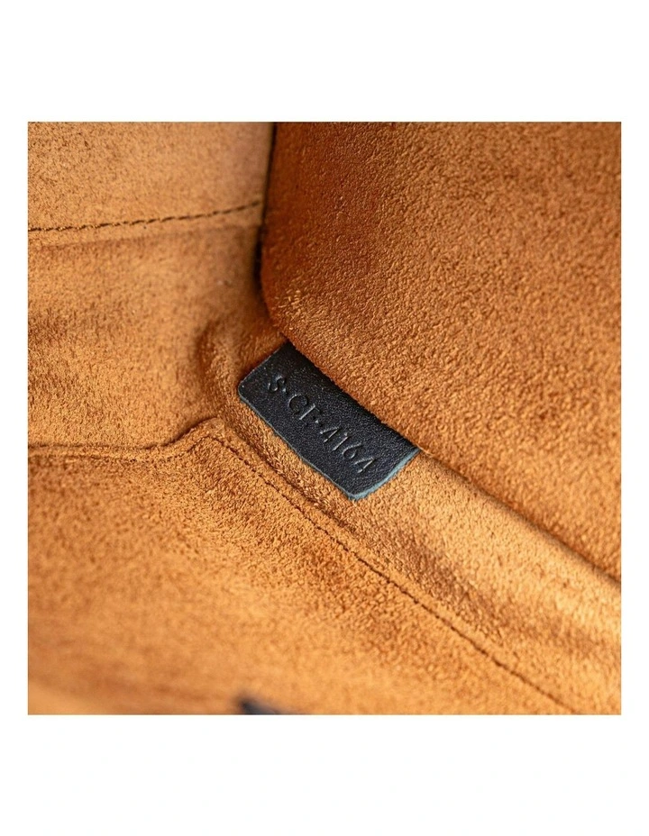 Celine Leather Top Handle Bag Pre-Loved (Azura Fashion Group ABN 30 617 598 651) in Orange image 6