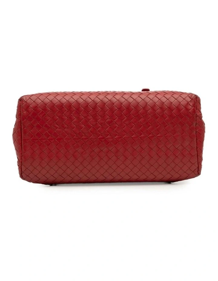 Bottega Veneta Woven Leather Top Handle Bag Pre-Loved (Azura Fashion Group ABN 30 617 598 651) in Red image 3