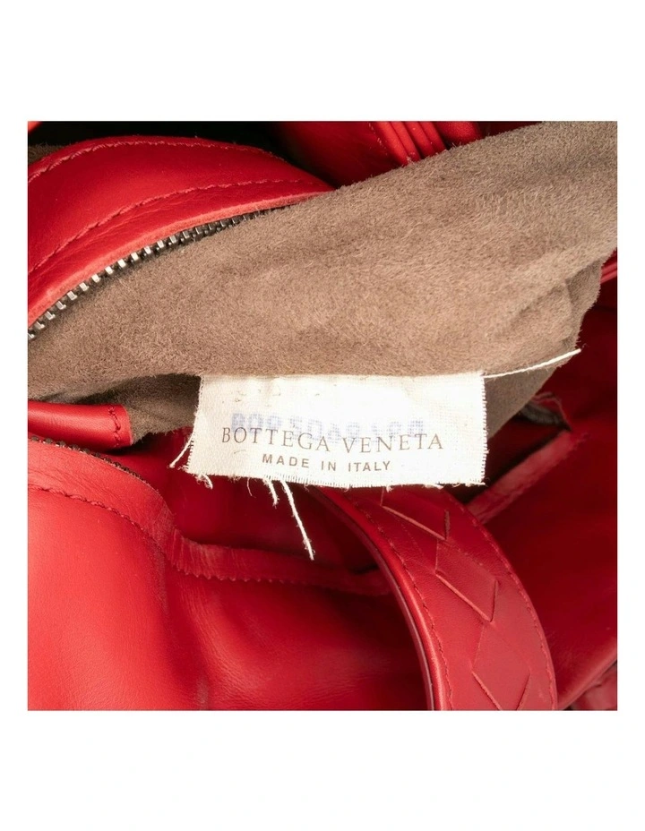 Bottega Veneta Woven Leather Top Handle Bag Pre-Loved (Azura Fashion Group ABN 30 617 598 651) in Red image 6