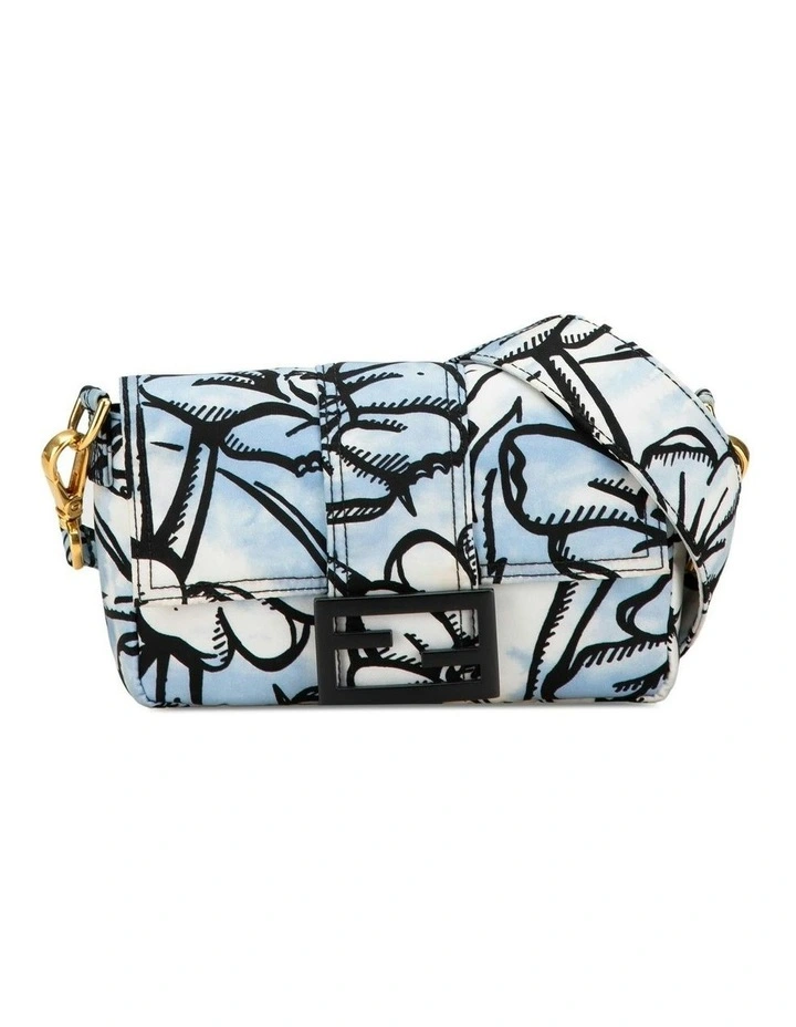 Fendi Fendigraphy Mini Floral Crossbody Pre-Loved (Azura Fashion Group ABN 30 617 598 651) in Blue image 1
