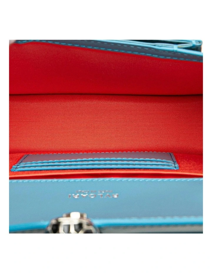 Bvlgari Convertible Crossbody Bag Pre-Loved (Azura Fashion Group ABN 30 617 598 651) in Blue image 4