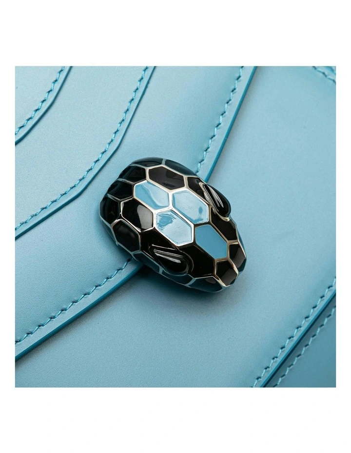 Bvlgari Convertible Crossbody Bag Pre-Loved (Azura Fashion Group ABN 30 617 598 651) in Blue image 7