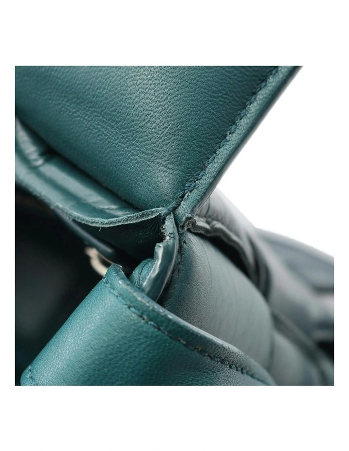 Bottega Veneta Woven Leather Crossbody Bag Pre-Loved (Azura Fashion Group ABN 30 617 598 651) in Green image 7