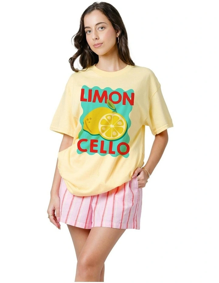 Limon Cello Tee in Yellow image 3