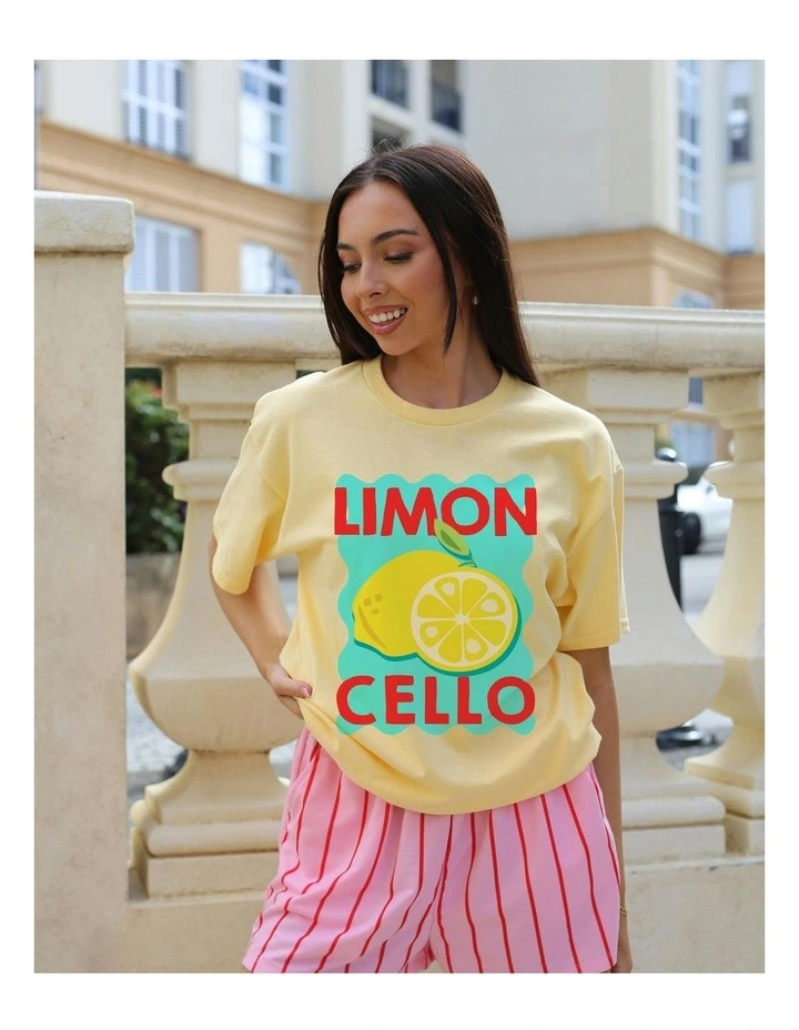 Limon Cello Tee in Yellow image 4
