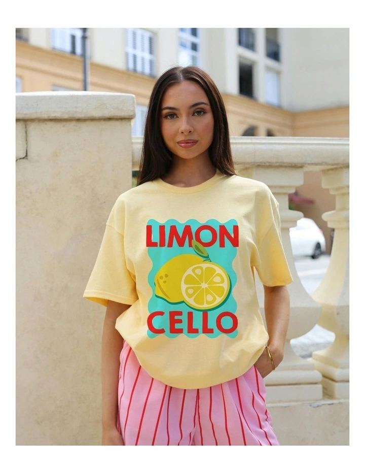 Limon Cello Tee in Yellow image 5