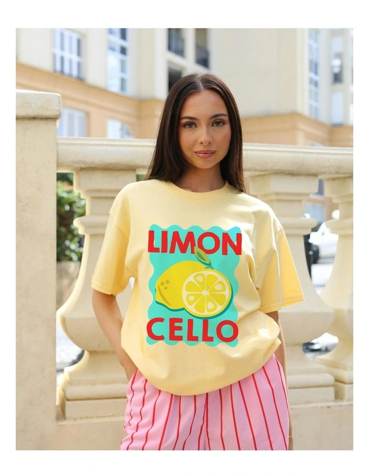 Limon Cello Tee in Yellow image 7