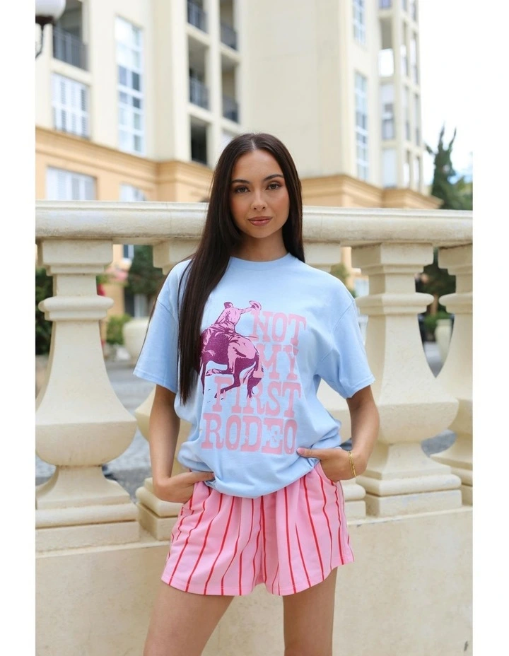 Rodeo Tee in Blue image 3