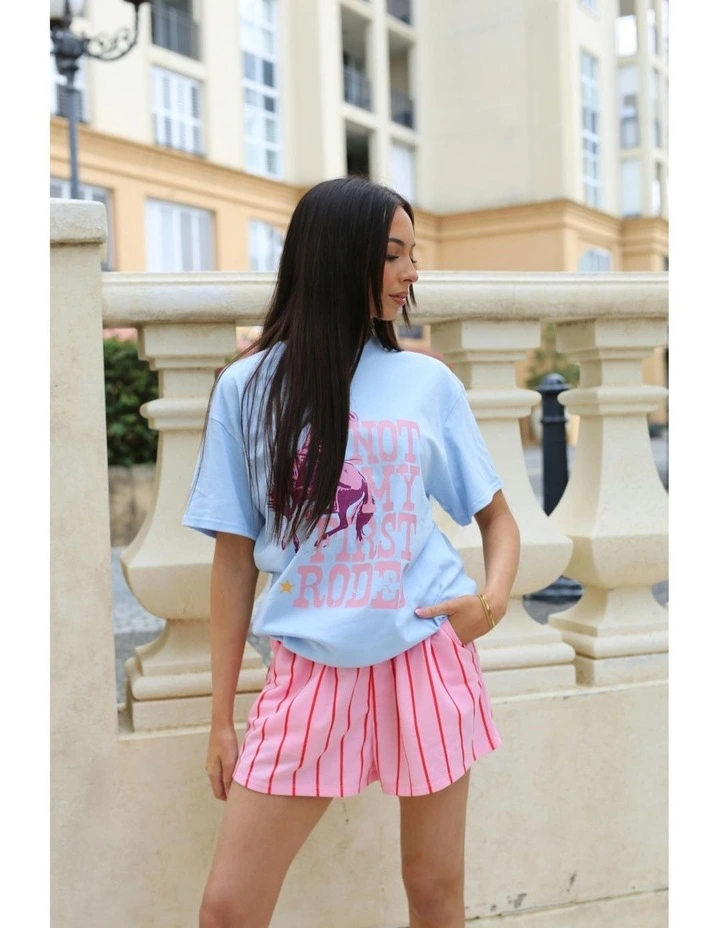 Rodeo Tee in Blue image 5