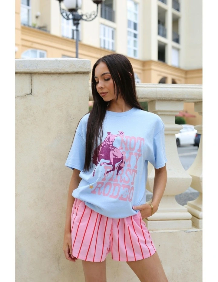 Rodeo Tee in Blue image 6