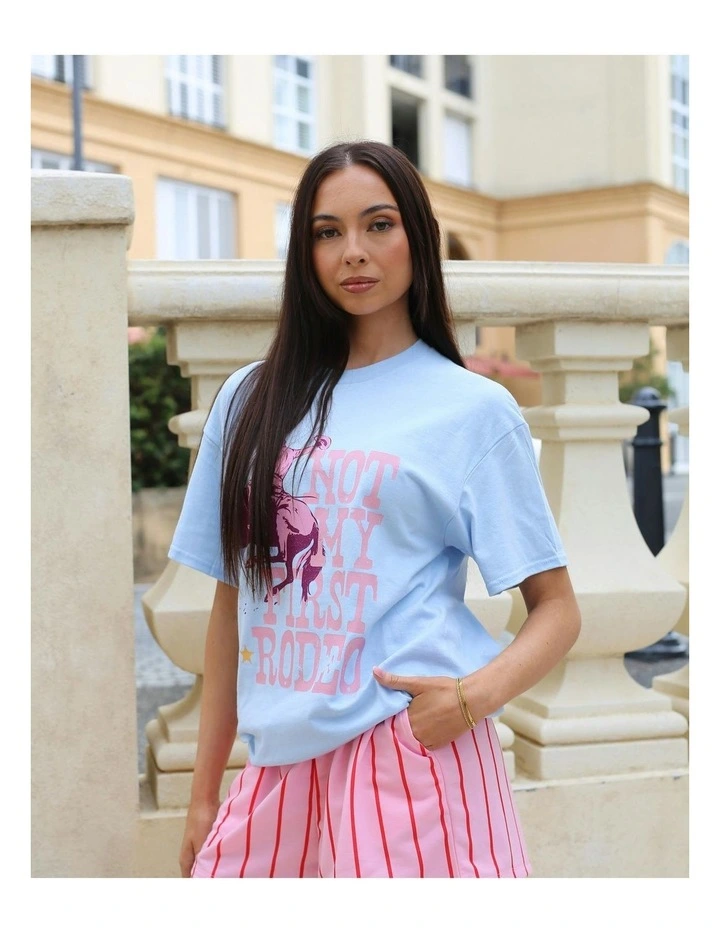 Rodeo Tee in Blue image 7