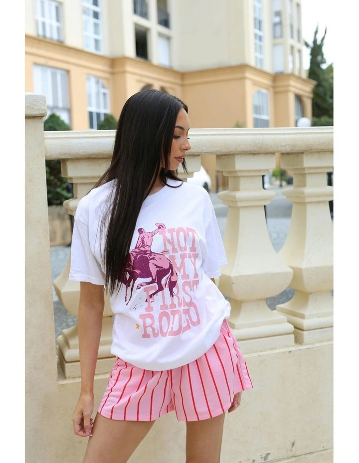 Rodeo Tee in White image 7