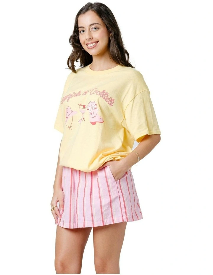 Cowgirls Tee in Yellow image 3