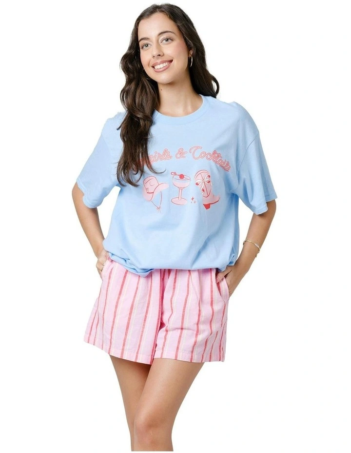 Cowgirls Tee in Blue image 1