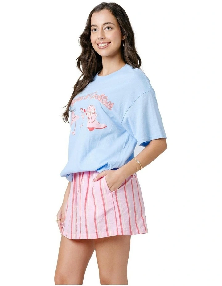 Cowgirls Tee in Blue image 3