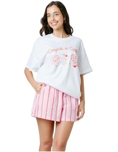 Cowgirls Tee in White