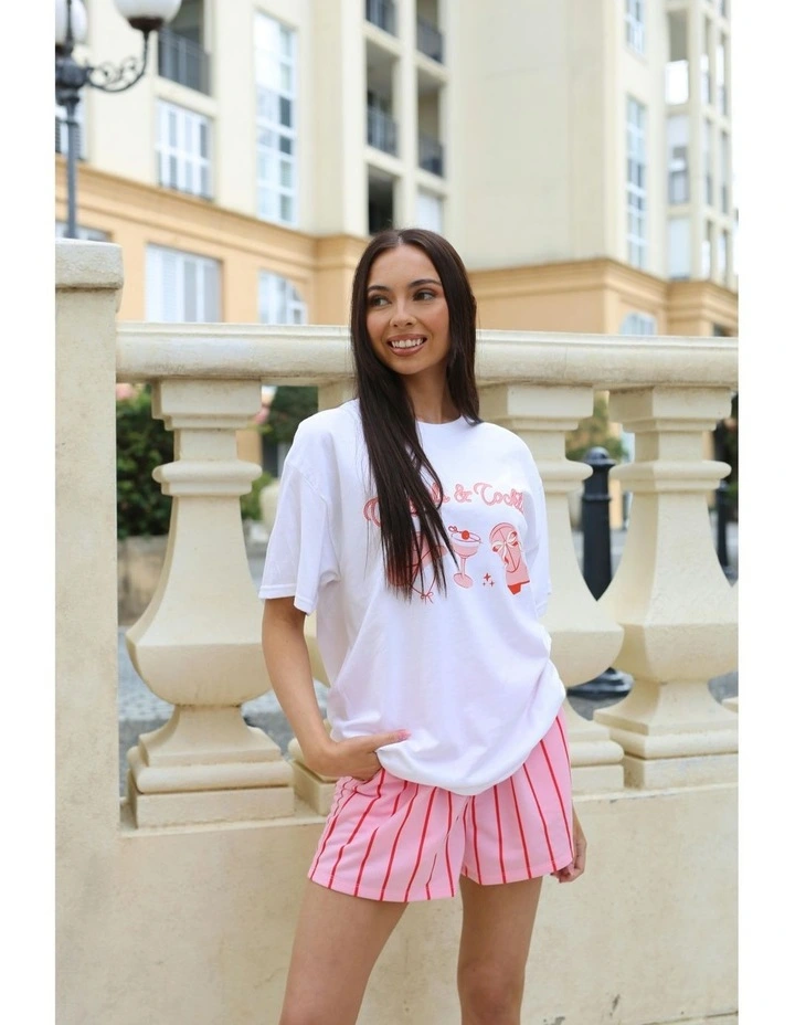 Cowgirls Tee in White image 7