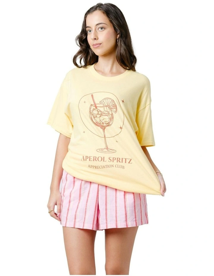 Aperol Spritz Tee in Yellow image 1