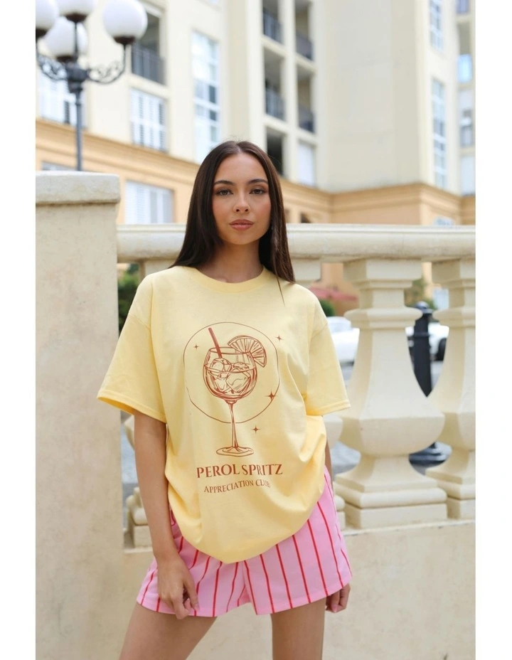 Aperol Spritz Tee in Yellow image 4