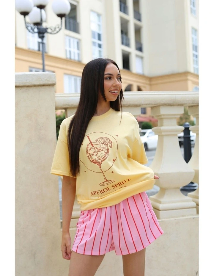 Aperol Spritz Tee in Yellow image 5