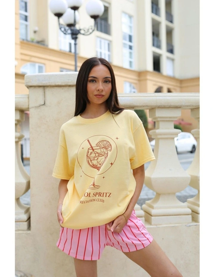 Aperol Spritz Tee in Yellow image 6