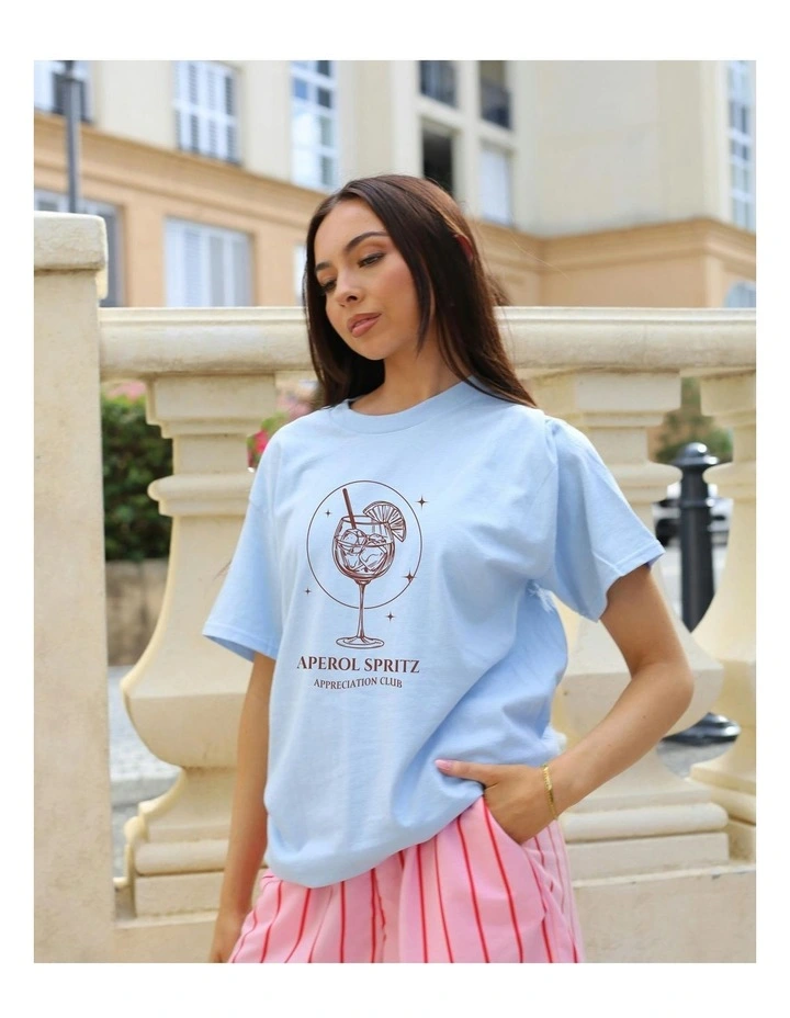 Aperol Spritz Tee in Blue image 4