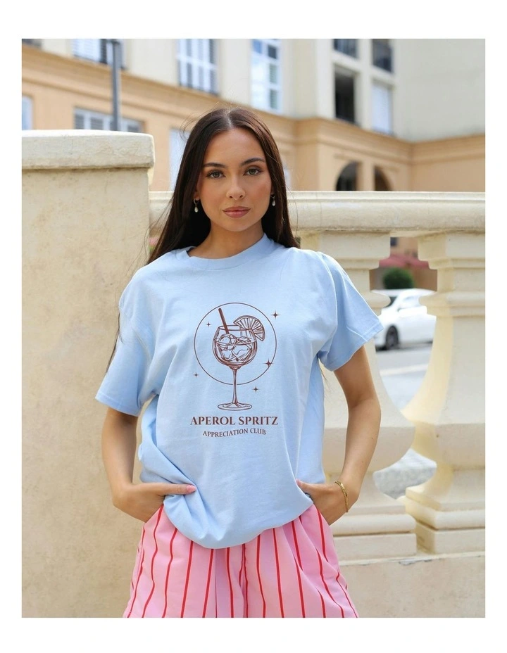 Aperol Spritz Tee in Blue image 6