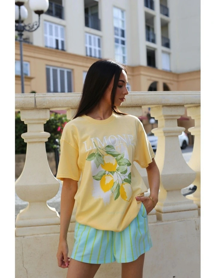 Limone Tee in Yellow image 7