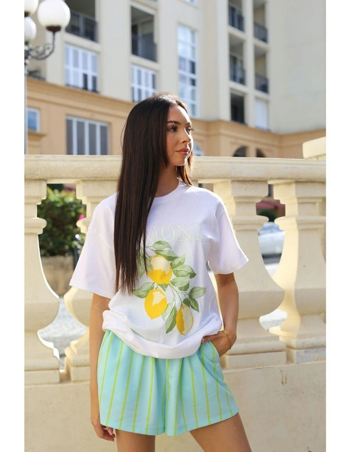 Limone Tee in White image 7