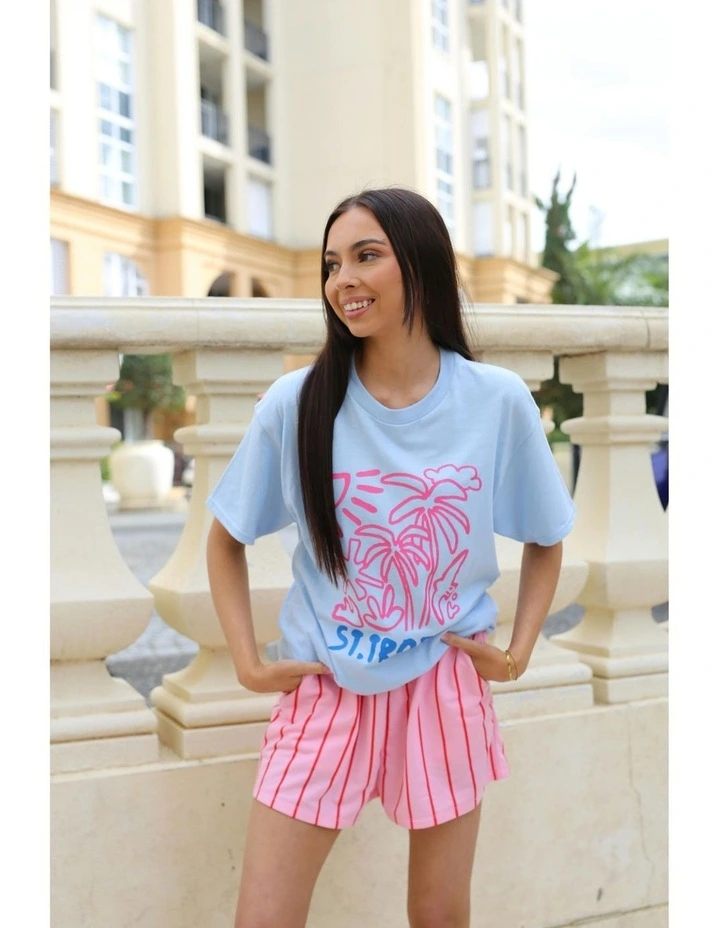 St Tropez Tee in Blue image 5