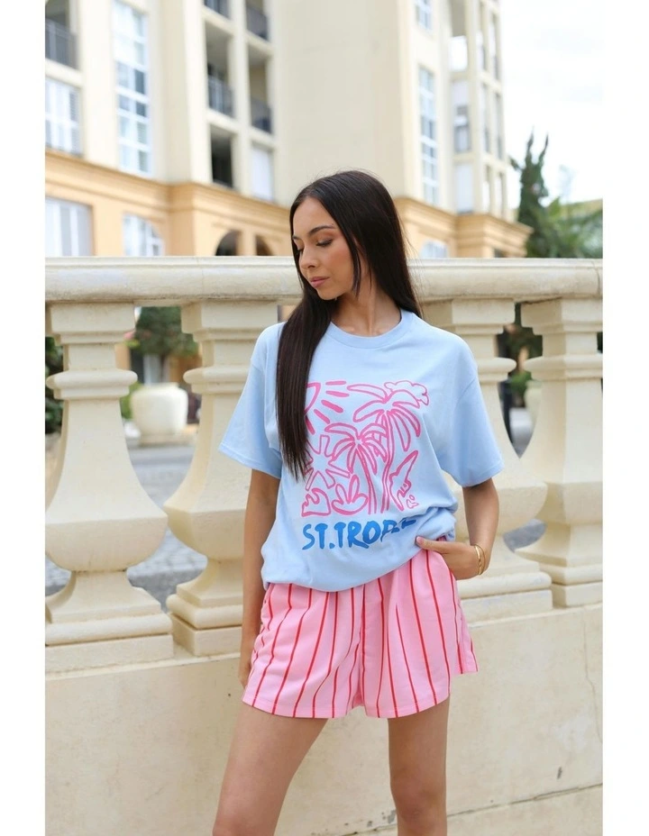 St Tropez Tee in Blue image 6