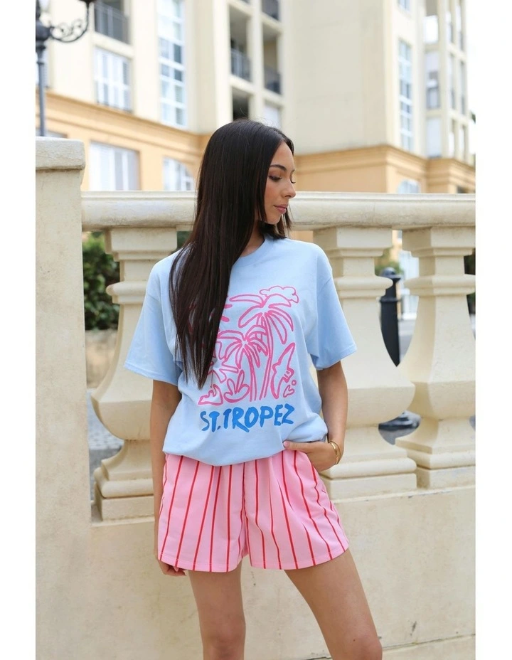 St Tropez Tee in Blue image 7