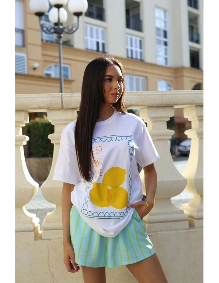 Zest For Life Tee in White image 6