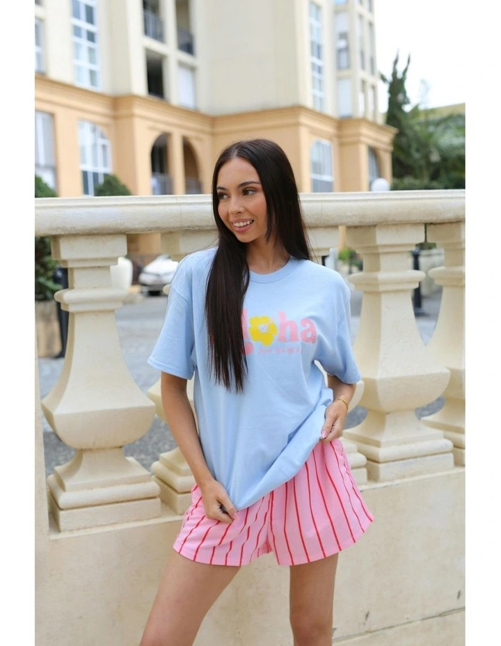 Aloha Tee in Blue image 6