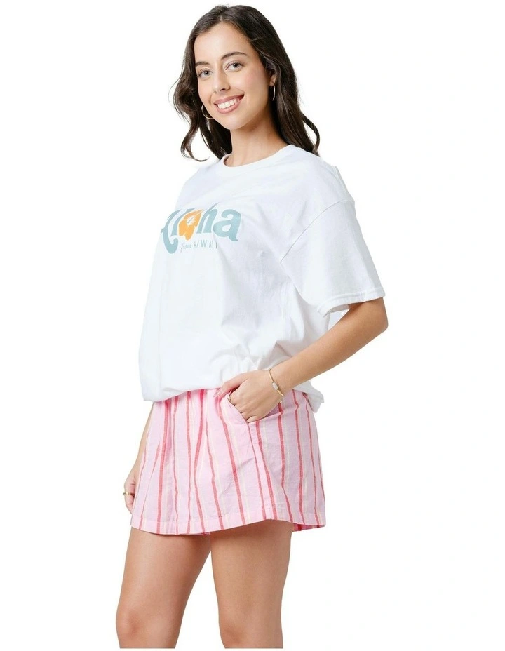 Aloha Tee in White image 3