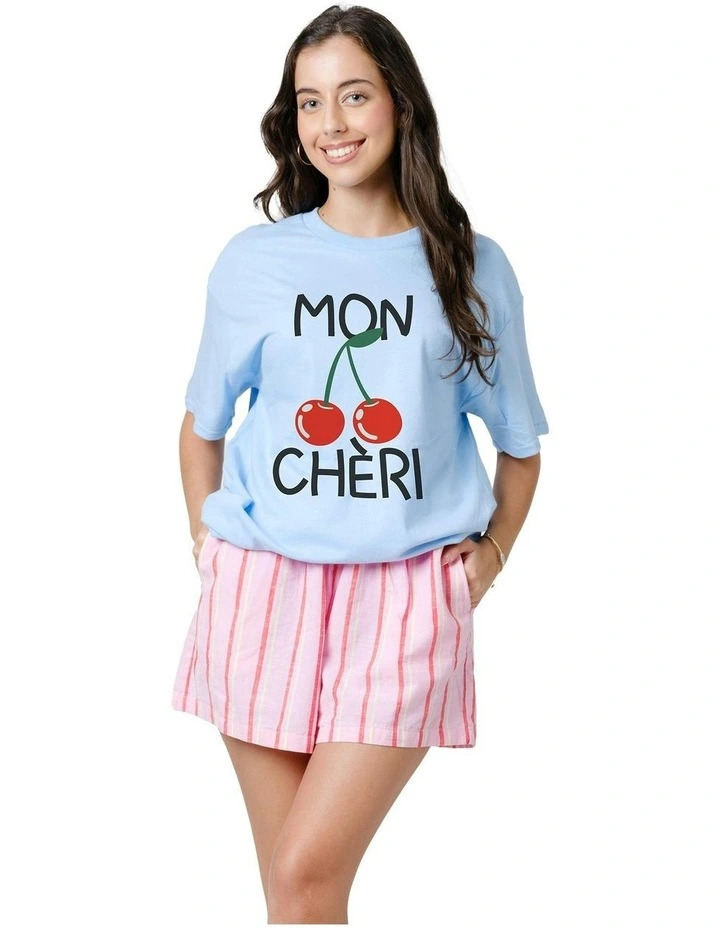 Mon Cheri Tee in Blue image 1