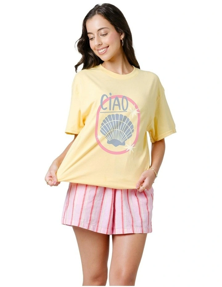 Ciao Tee in Yellow image 1